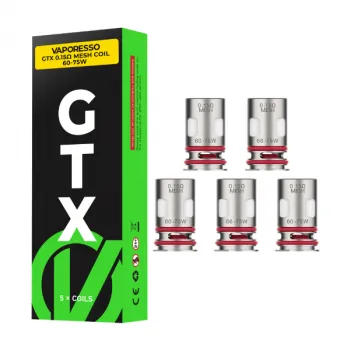 Vaporesso — Pack de 5 Résistances Mesh GTX-2 Vaporesso