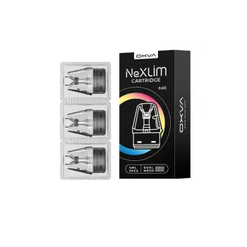 Oxva — Pack de 3 cartouches Dual Mesh 4ml Nexlim Oxva
