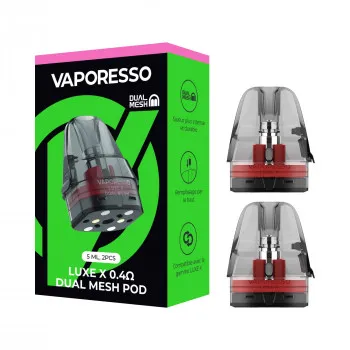 Vaporesso — Pack de 2 Cartouches 5mL Dual Mesh Luxe X Vaporesso